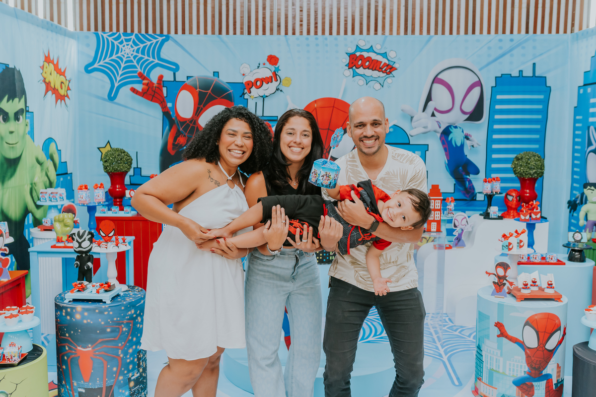 fotografia fotográfa festa infantil casa de festas 3 ano tema homem aranha rio de Janeiro rj evento barra da Tijuca família 