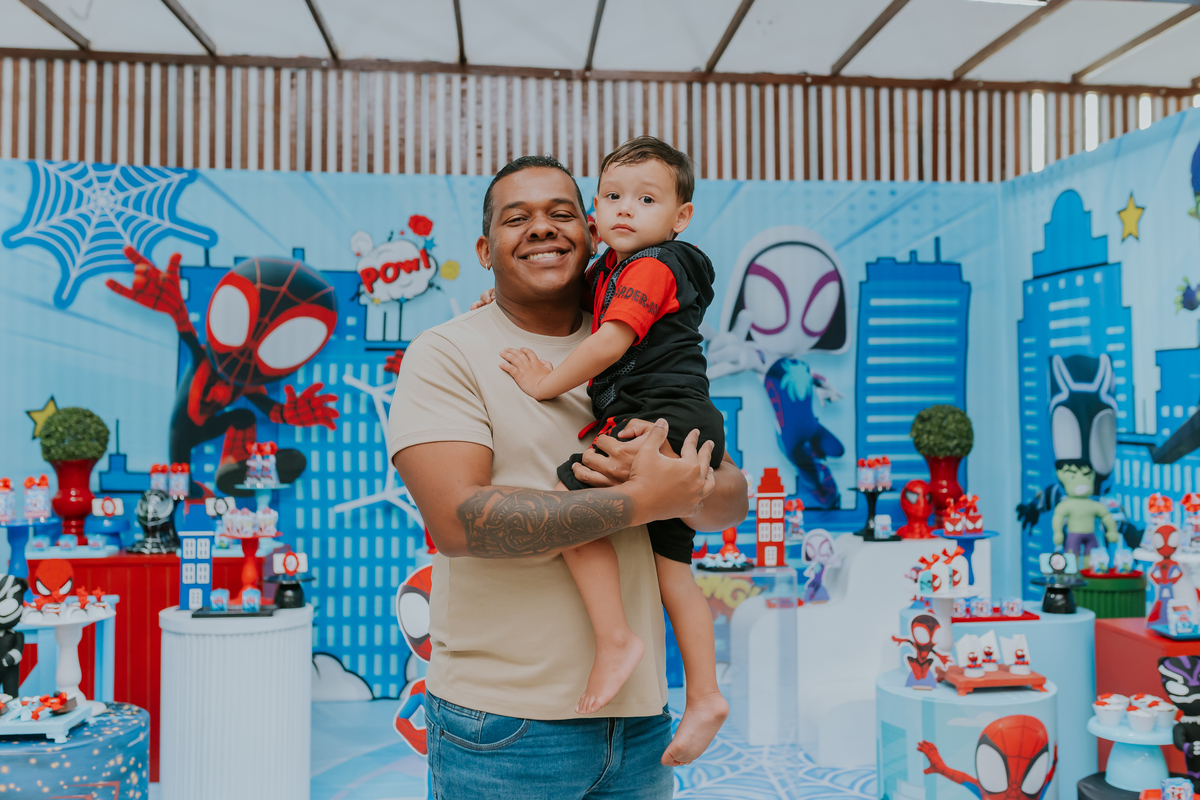 fotografia fotográfa festa infantil casa de festas 3 ano tema homem aranha rio de Janeiro rj evento barra da Tijuca família 