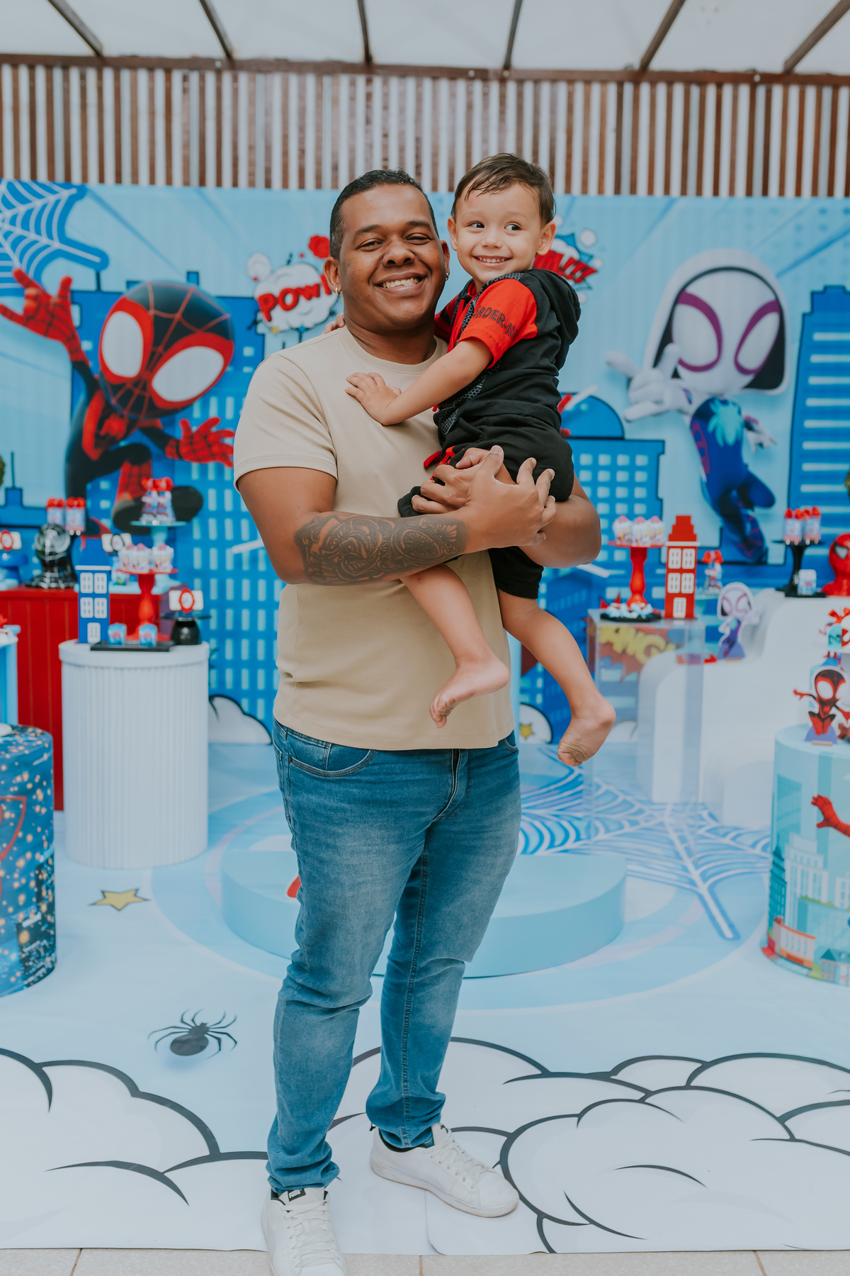 fotografia fotográfa festa infantil casa de festas 3 ano tema homem aranha rio de Janeiro rj evento barra da Tijuca família 