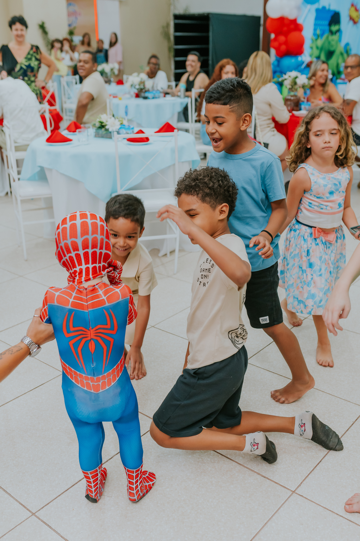 fotografia fotográfa festa infantil casa de festas 3 ano tema homem aranha rio de Janeiro rj evento barra da Tijuca família 