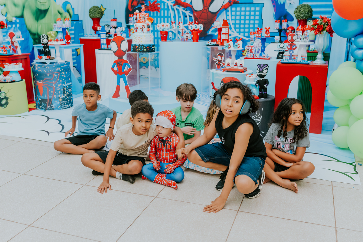 fotografia fotográfa festa infantil casa de festas 3 ano tema homem aranha rio de Janeiro rj evento barra da Tijuca família 