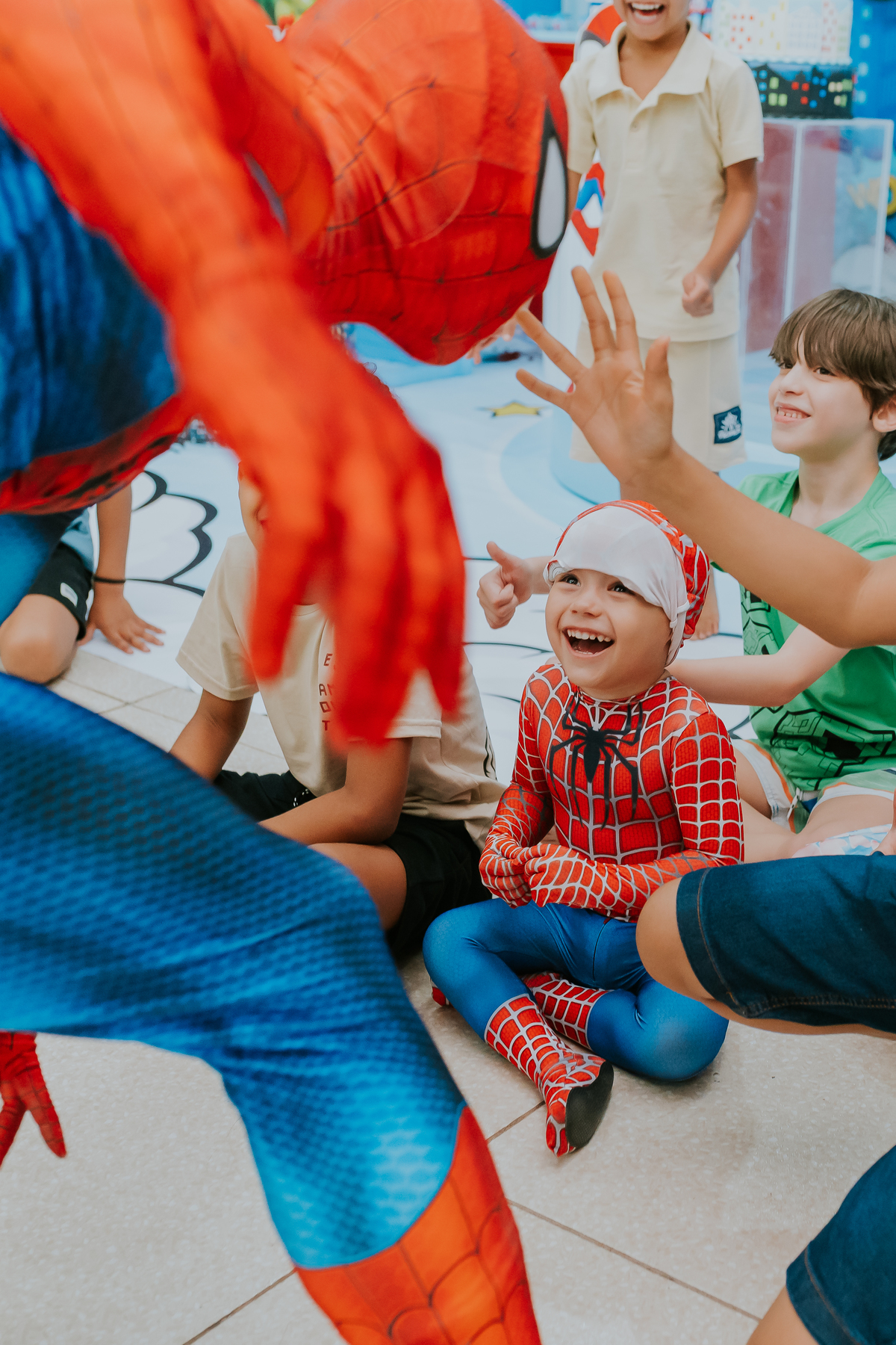 fotografia fotográfa festa infantil casa de festas 3 ano tema homem aranha rio de Janeiro rj evento barra da Tijuca família 