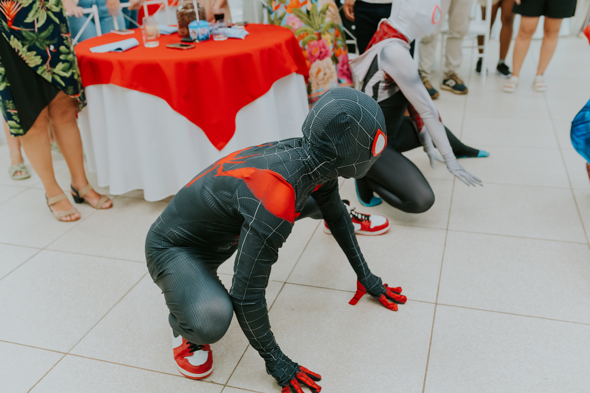 fotografia fotográfa festa infantil casa de festas 3 ano tema homem aranha rio de Janeiro rj evento barra da Tijuca família 