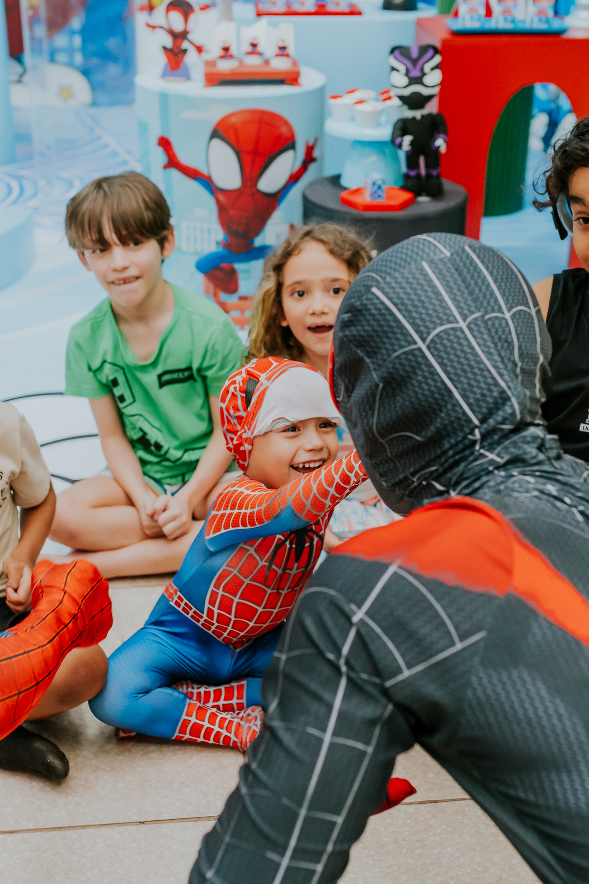 fotografia fotográfa festa infantil casa de festas 3 ano tema homem aranha rio de Janeiro rj evento barra da Tijuca família 