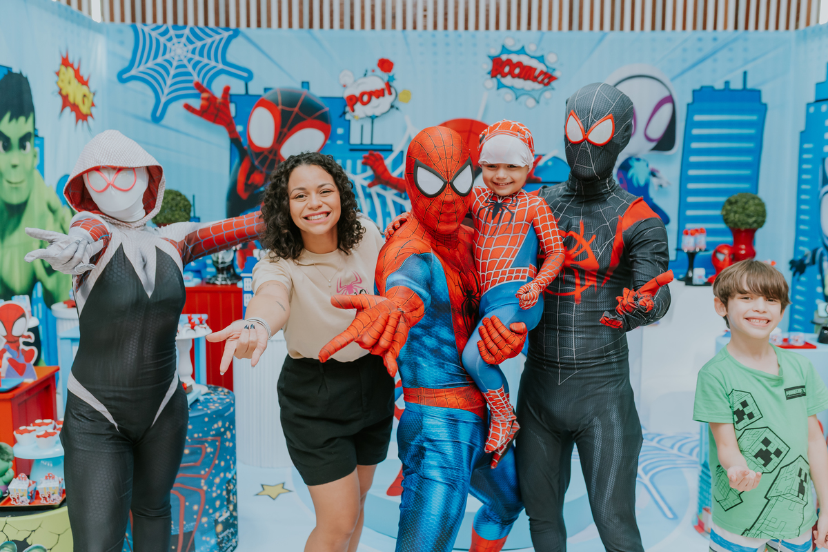 fotografia fotográfa festa infantil casa de festas 3 ano tema homem aranha rio de Janeiro rj evento barra da Tijuca família 