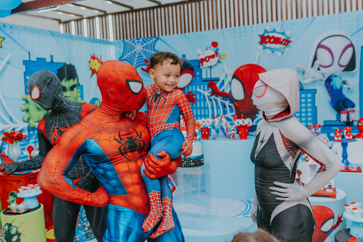 fotografia fotográfa festa infantil casa de festas 3 ano tema homem aranha rio de Janeiro rj evento barra da Tijuca família 