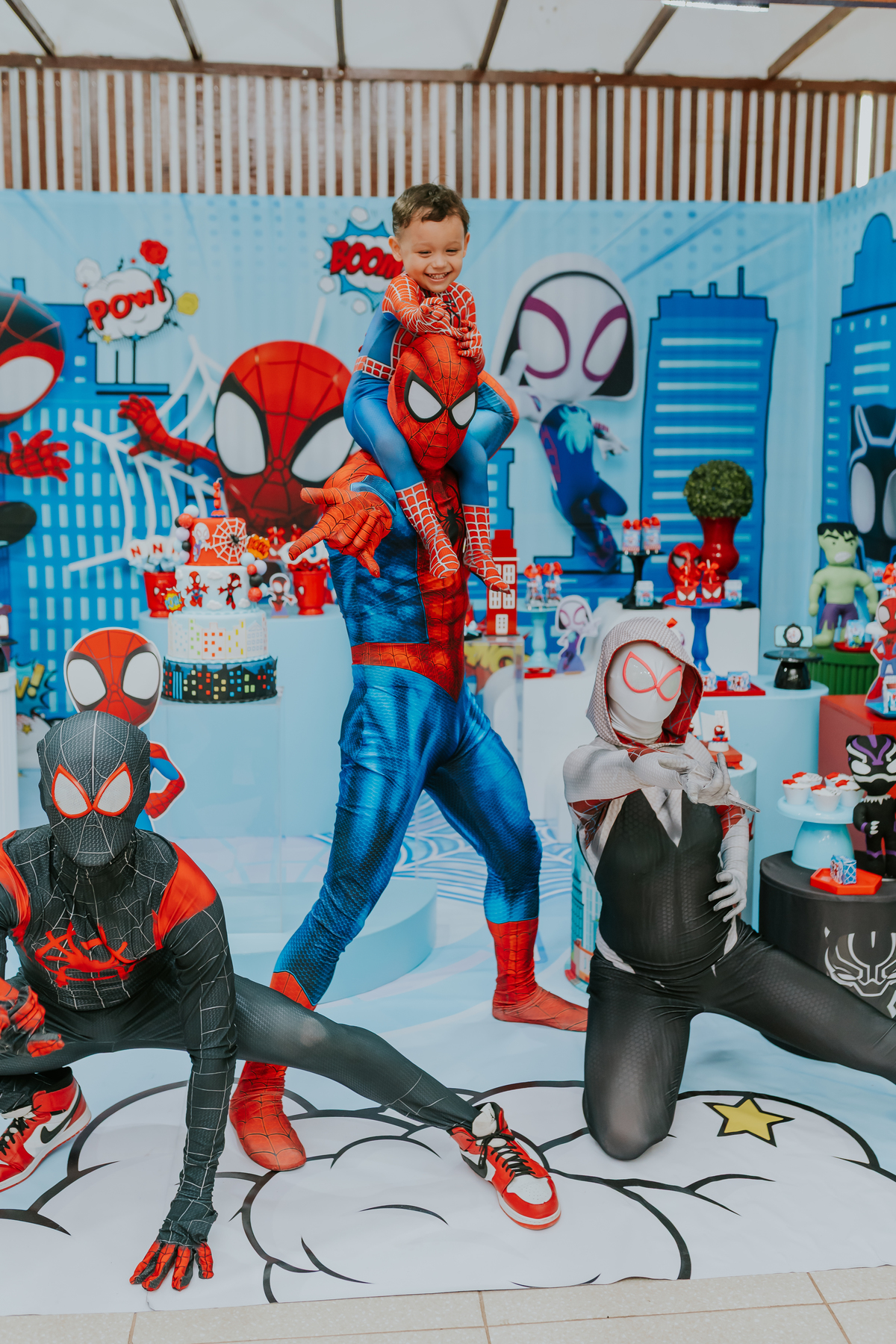 fotografia fotográfa festa infantil casa de festas 3 ano tema homem aranha rio de Janeiro rj evento barra da Tijuca família 