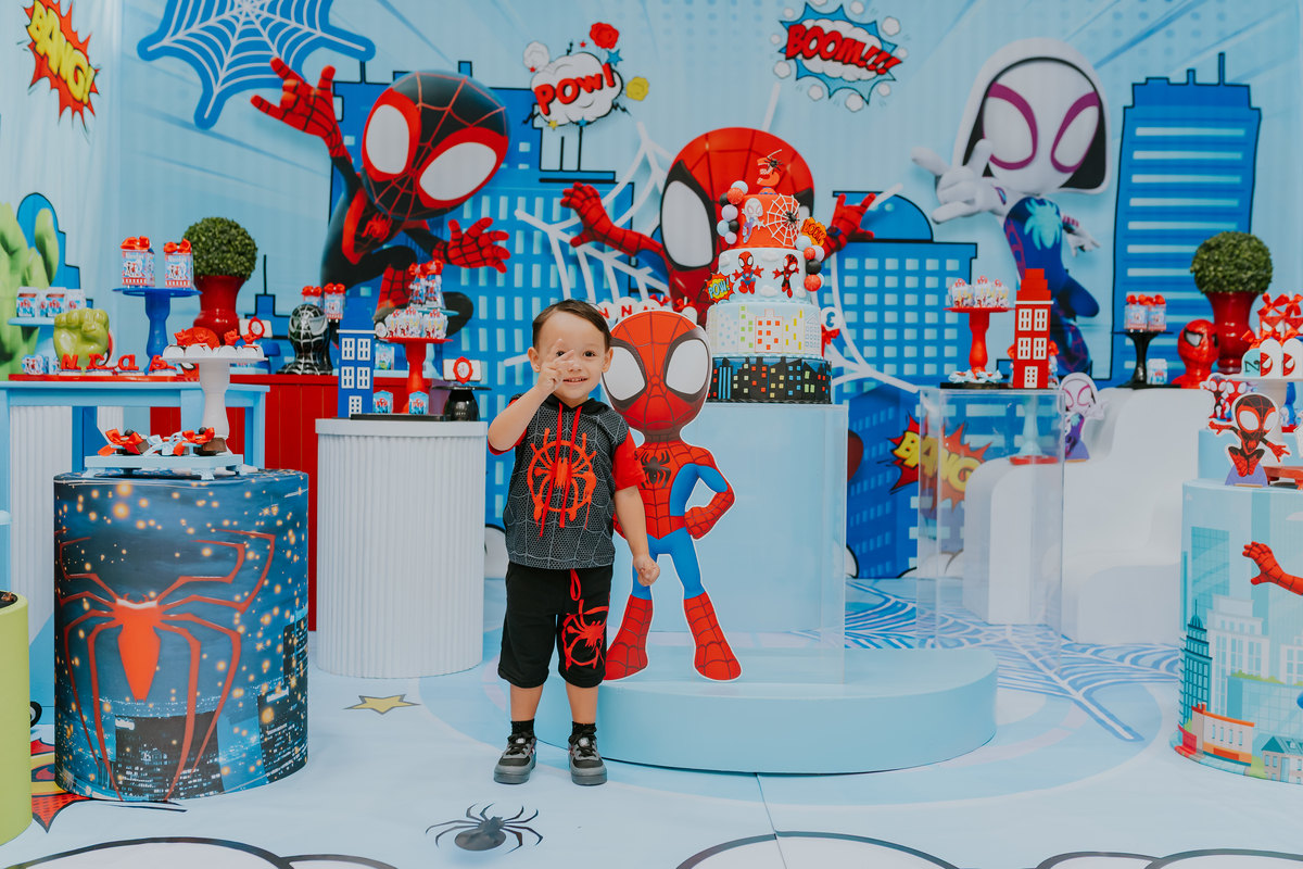 fotografia fotográfa festa infantil casa de festas 3 ano tema homem aranha rio de Janeiro rj evento barra da Tijuca família 
