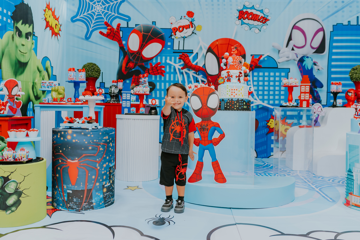 fotografia fotográfa festa infantil casa de festas 3 ano tema homem aranha rio de Janeiro rj evento barra da Tijuca família 