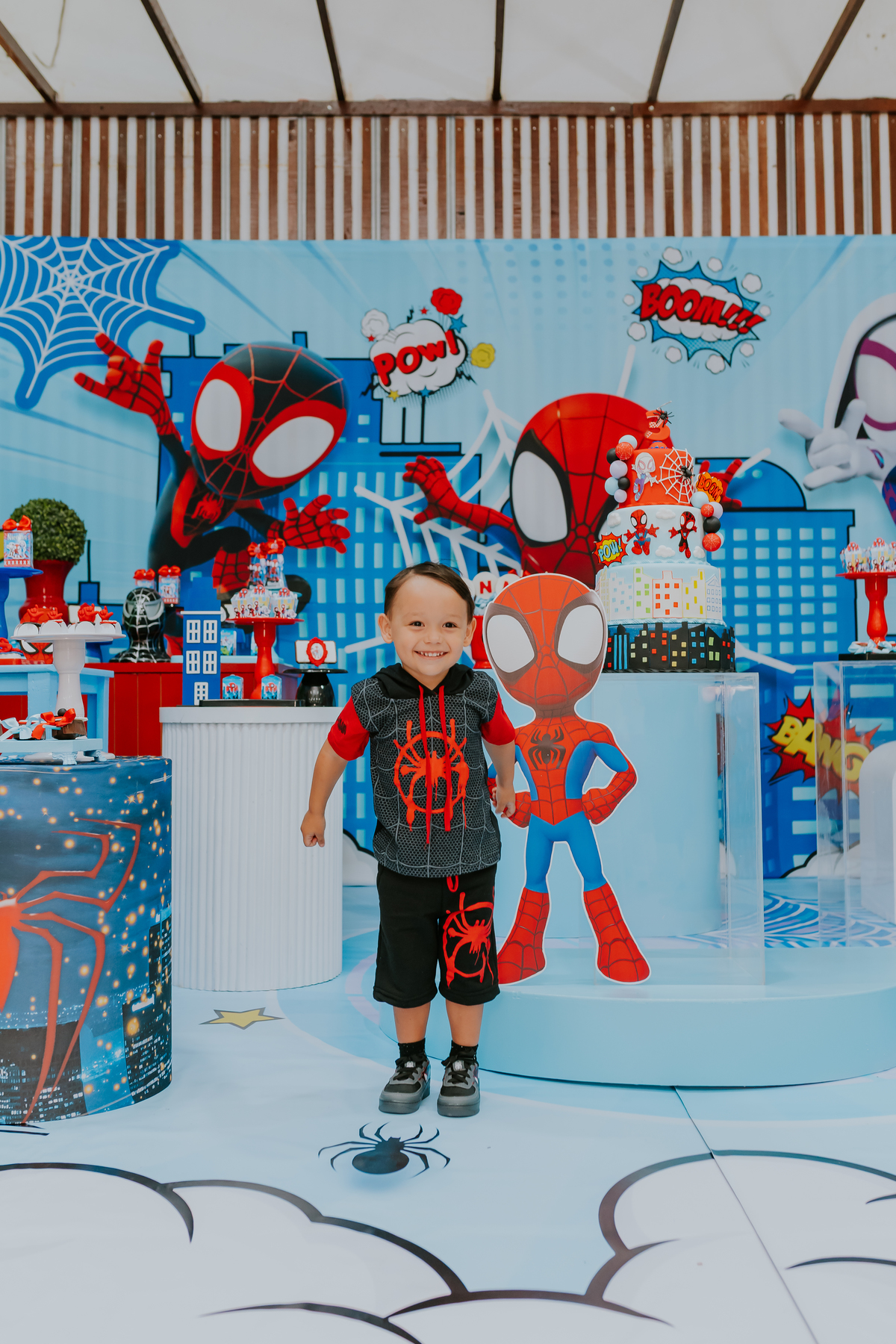 fotografia fotográfa festa infantil casa de festas 3 ano tema homem aranha rio de Janeiro rj evento barra da Tijuca família 