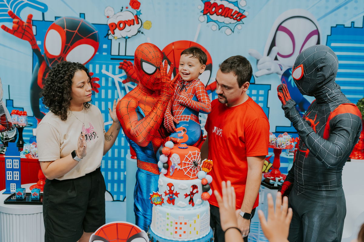 fotografia fotográfa festa infantil casa de festas 3 ano tema homem aranha rio de Janeiro rj evento barra da Tijuca família 