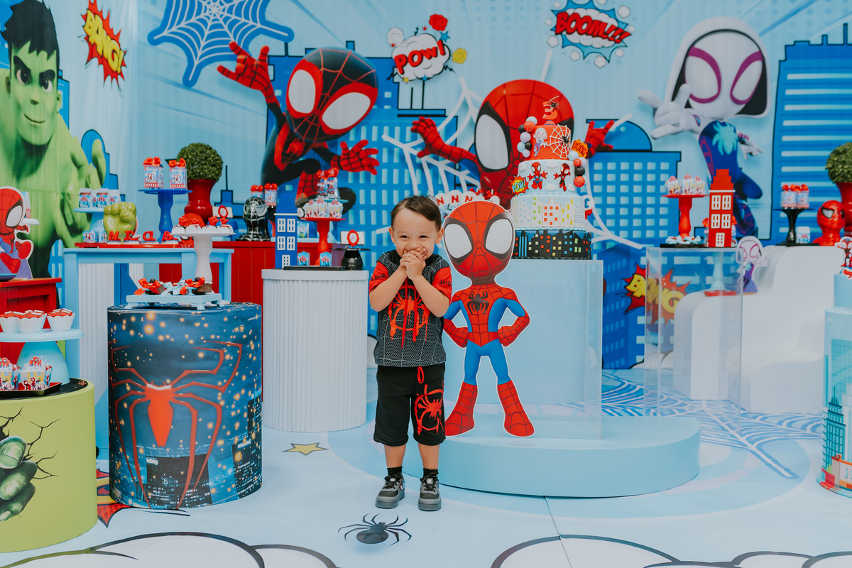 fotografia fotográfa festa infantil casa de festas 3 ano tema homem aranha rio de Janeiro rj evento barra da Tijuca família 