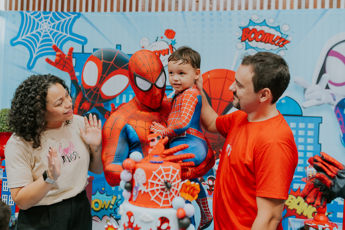 fotografia fotográfa festa infantil casa de festas 3 ano tema homem aranha rio de Janeiro rj evento barra da Tijuca família 
