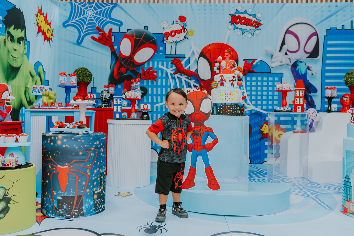 fotografia fotográfa festa infantil casa de festas 3 ano tema homem aranha rio de Janeiro rj evento barra da Tijuca família 