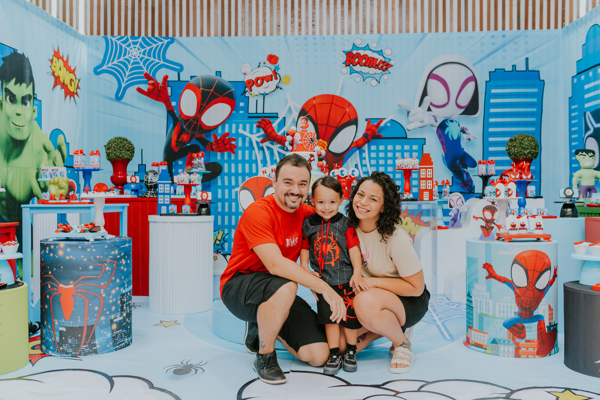 fotografia fotográfa festa infantil casa de festas 3 ano tema homem aranha rio de Janeiro rj evento barra da Tijuca família 