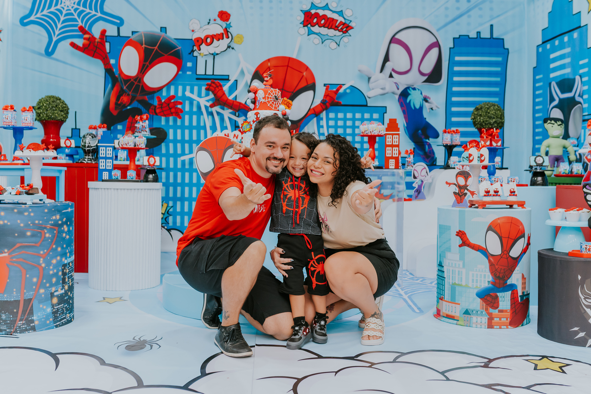 fotografia fotográfa festa infantil casa de festas 3 ano tema homem aranha rio de Janeiro rj evento barra da Tijuca família 