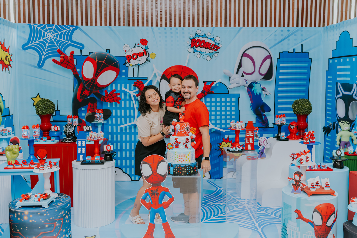 fotografia fotográfa festa infantil casa de festas 3 ano tema homem aranha rio de Janeiro rj evento barra da Tijuca família 