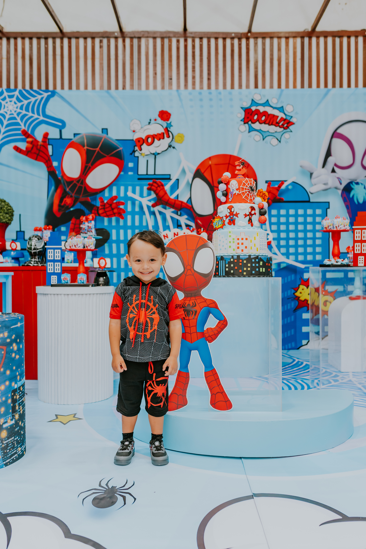 fotografia fotográfa festa infantil casa de festas 3 ano tema homem aranha rio de Janeiro rj evento barra da Tijuca família 