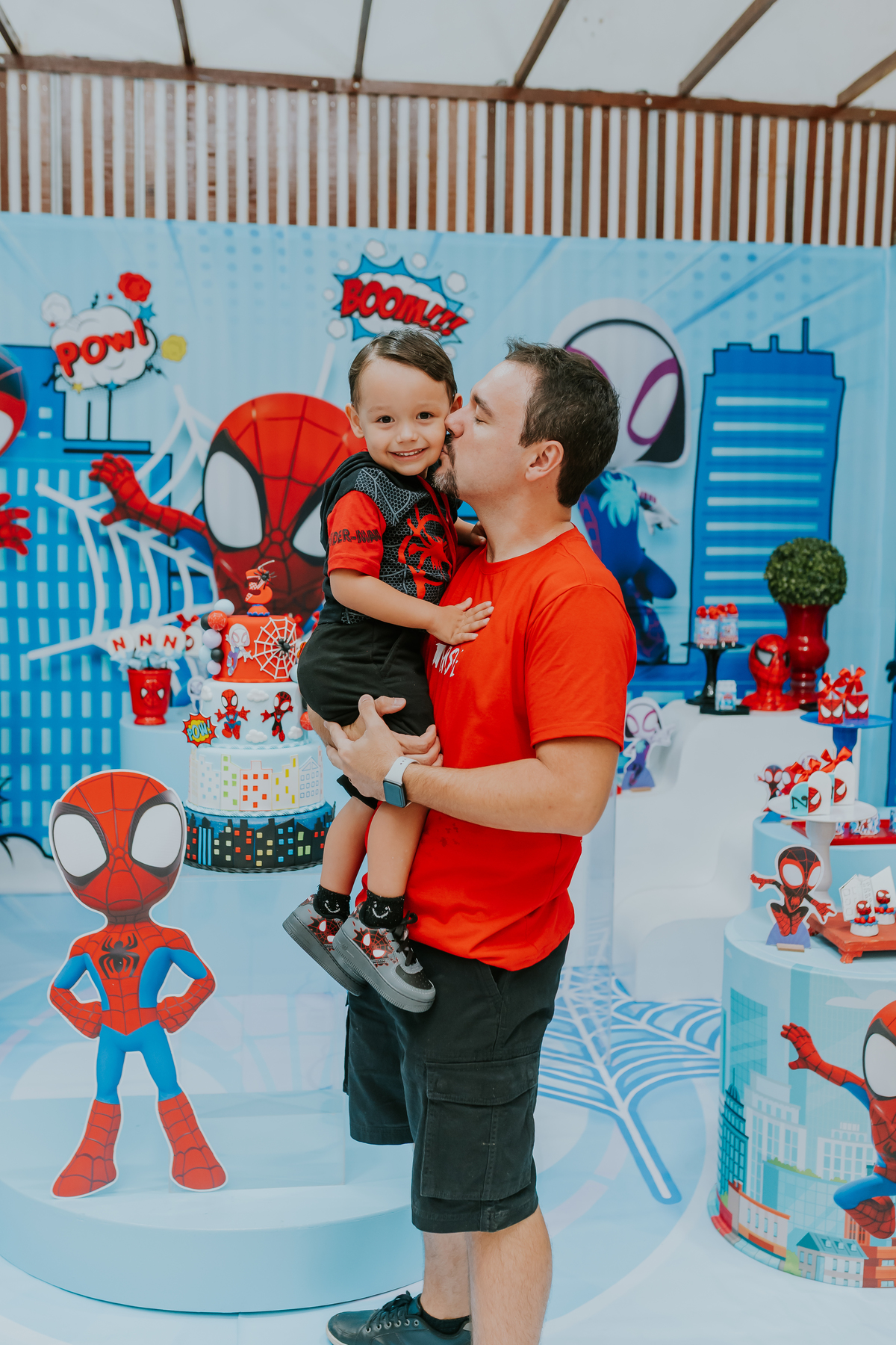 fotografia fotográfa festa infantil casa de festas 3 ano tema homem aranha rio de Janeiro rj evento barra da Tijuca família 