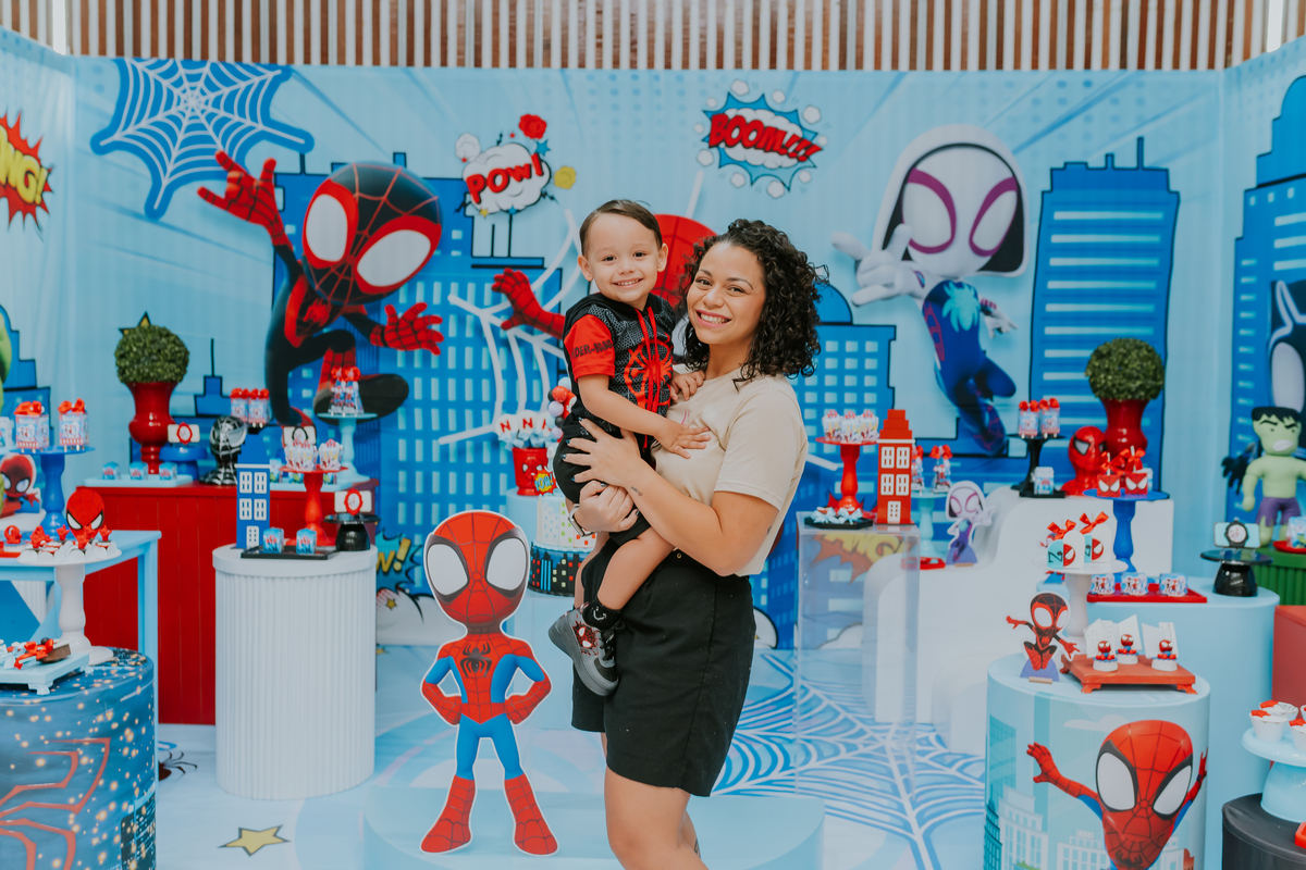 fotografia fotográfa festa infantil casa de festas 3 ano tema homem aranha rio de Janeiro rj evento barra da Tijuca família 