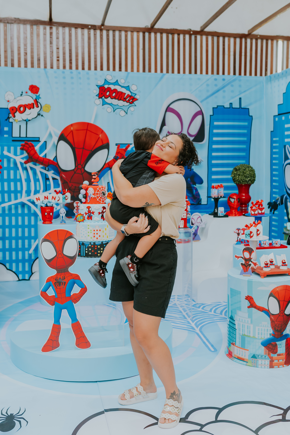 fotografia fotográfa festa infantil casa de festas 3 ano tema homem aranha rio de Janeiro rj evento barra da Tijuca família 
