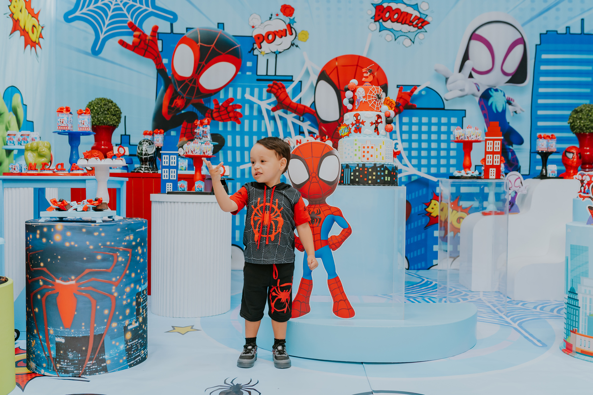 fotografia fotográfa festa infantil casa de festas 3 ano tema homem aranha rio de Janeiro rj evento barra da Tijuca família 