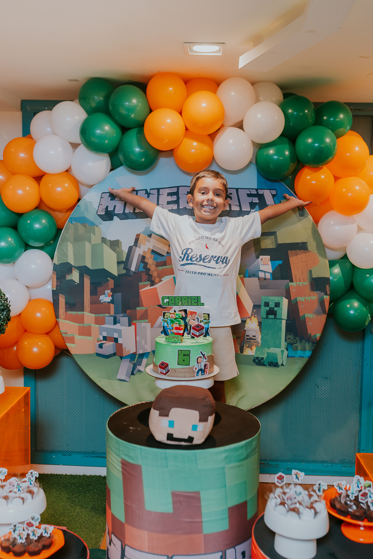 fotografia festa infantil rj Rio de Janeiro fotografa de familia 6 ano Gabriel casa de festas barra da Tijuca evento 