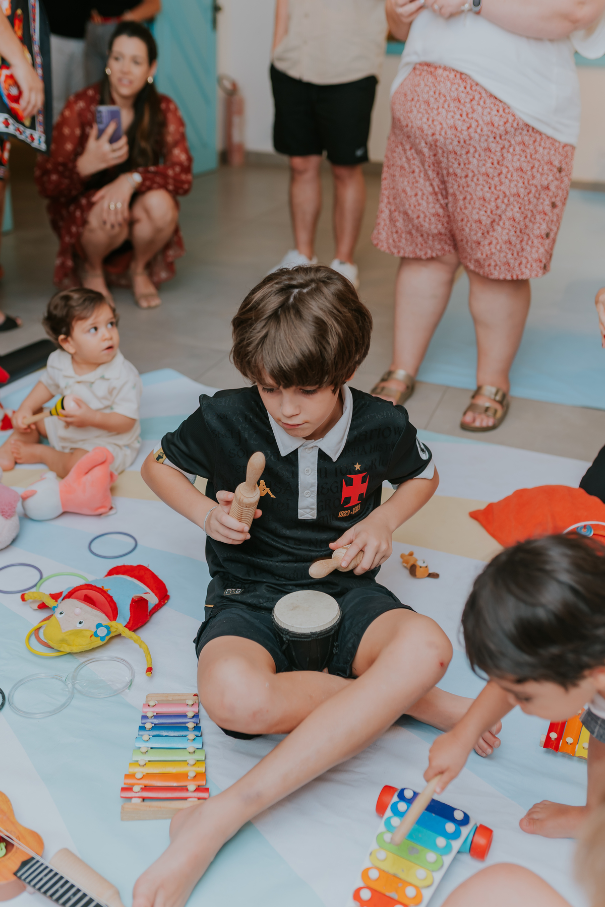 festa infantil rio de janeiro 2 anos Nicolas fotografa fotografia rj casa de festa quintal Araguaia Jacarepagua familia 
