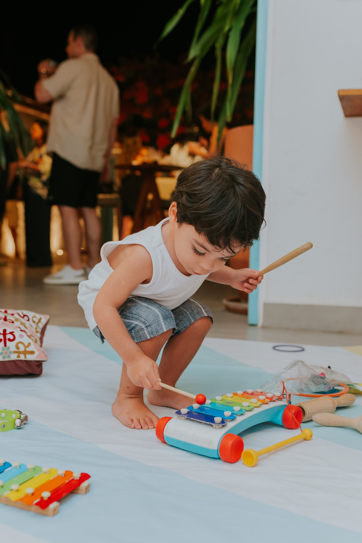 festa infantil rio de janeiro 2 anos Nicolas fotografa fotografia rj casa de festa quintal Araguaia Jacarepagua familia 