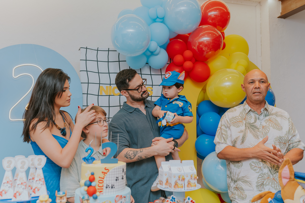 festa infantil rio de janeiro 2 anos Nicolas fotografa fotografia rj casa de festa quintal Araguaia Jacarepagua familia 