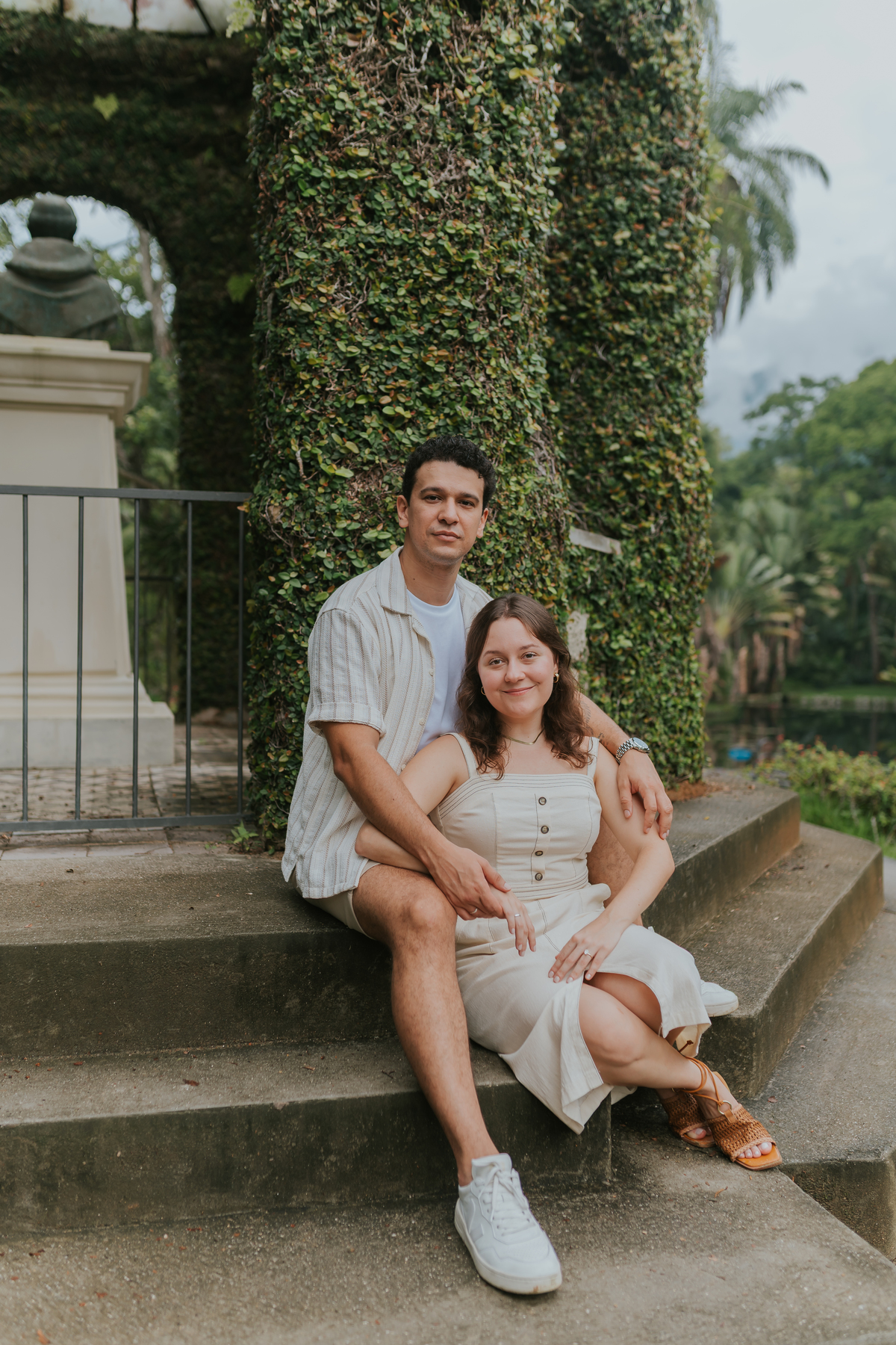 fotografia fotografa casal ensaio externo jardim botânico Rio de Janeiro pedido noivado casamento surpresa 