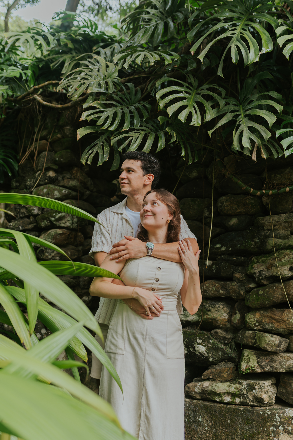 fotografia fotografa casal ensaio externo jardim botânico Rio de Janeiro pedido noivado casamento surpresa 