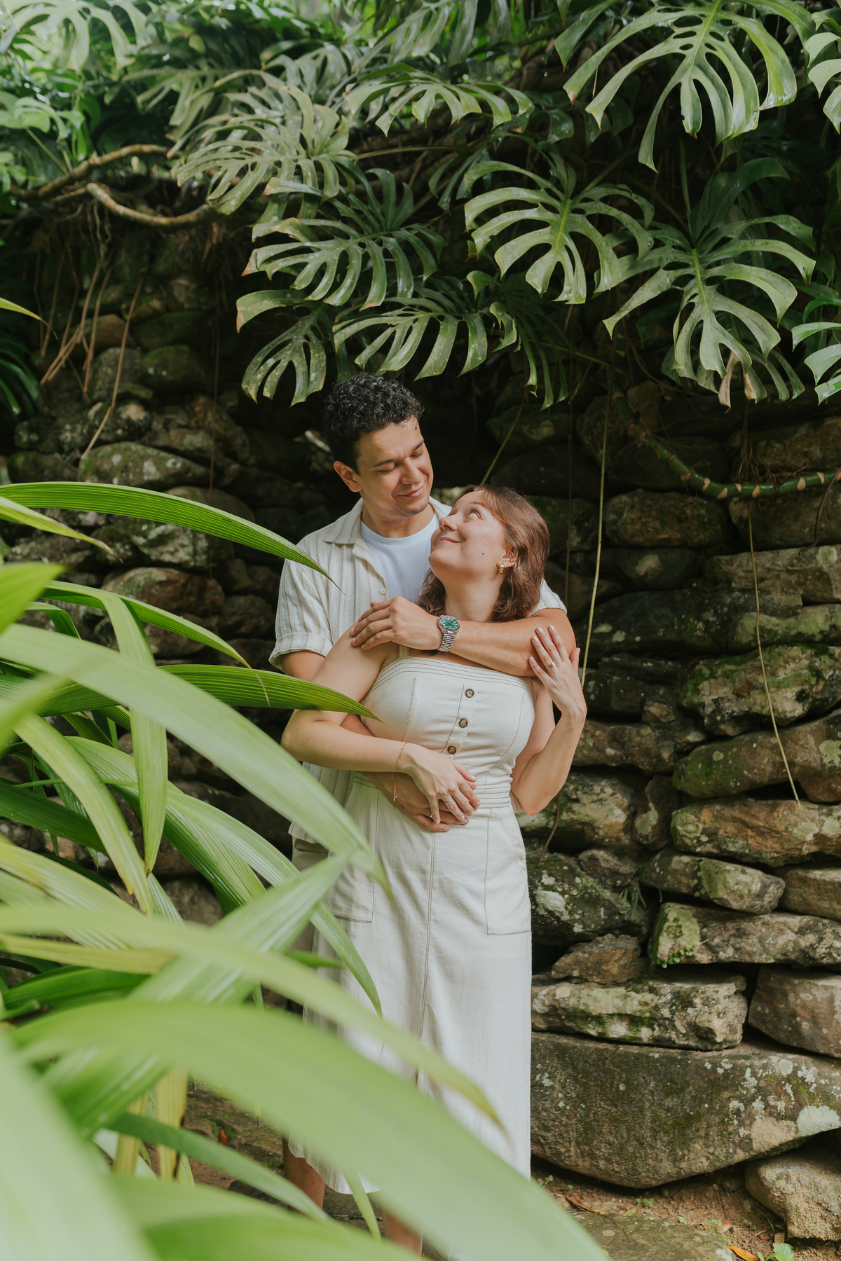 fotografia fotografa casal ensaio externo jardim botânico Rio de Janeiro pedido noivado casamento surpresa 