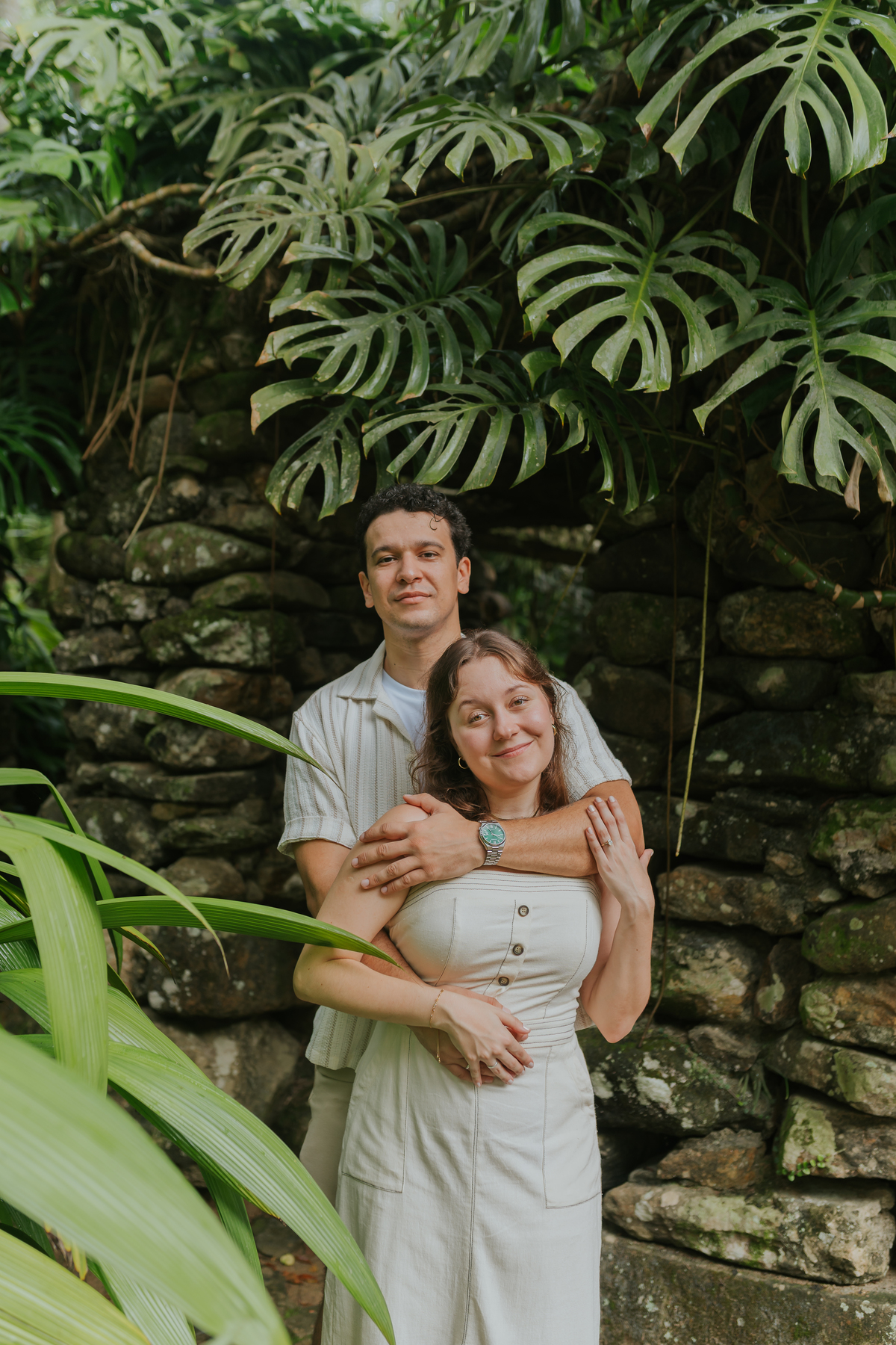 fotografia fotografa casal ensaio externo jardim botânico Rio de Janeiro pedido noivado casamento surpresa 