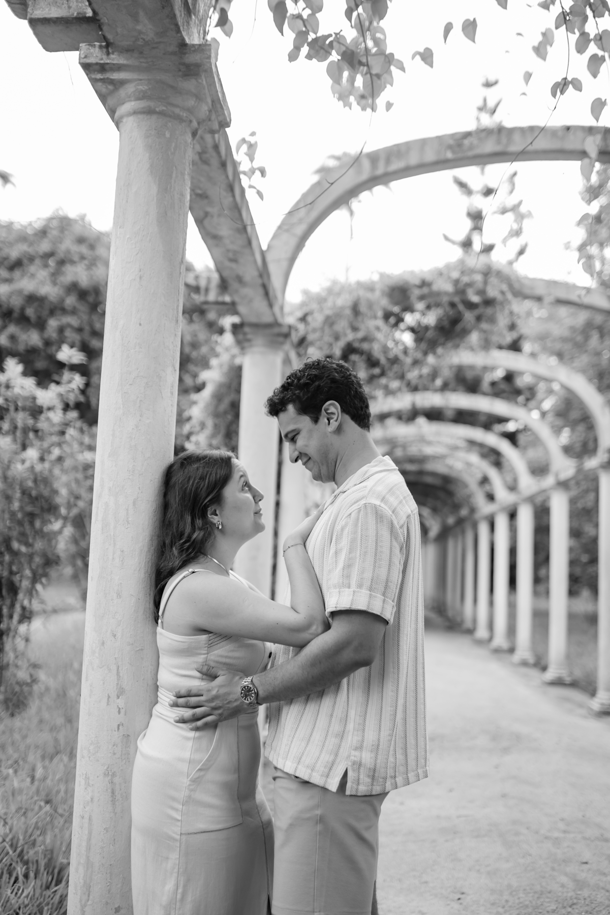 fotografia fotografa casal ensaio externo jardim botânico Rio de Janeiro pedido noivado casamento surpresa 