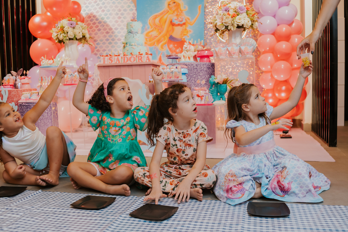 fotografia festa infantil 5 anos Isadora casa de festas loft 421 Río de Janeiro Tijuca fotografa familia tema sereia 