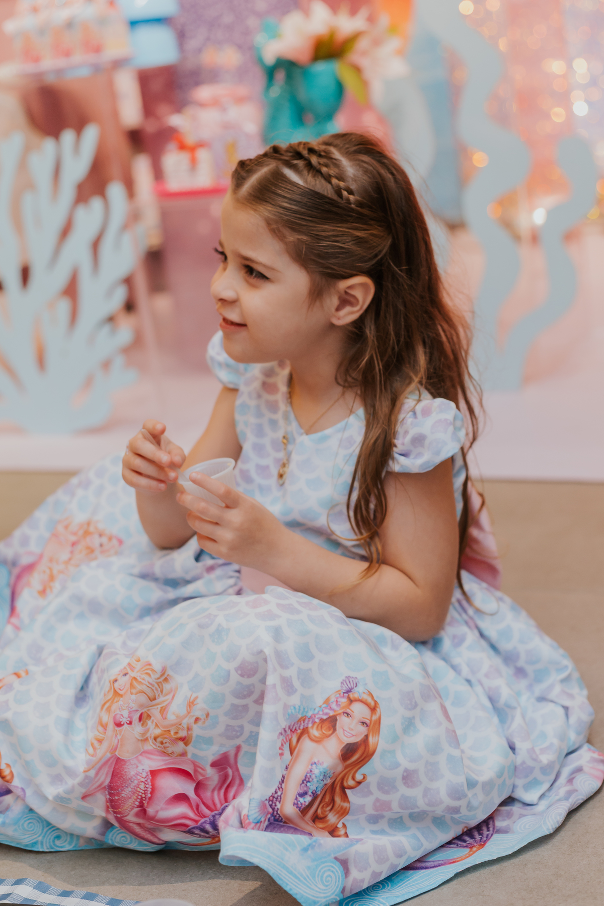 fotografia festa infantil 5 anos Isadora casa de festas loft 421 Río de Janeiro Tijuca fotografa familia tema sereia 