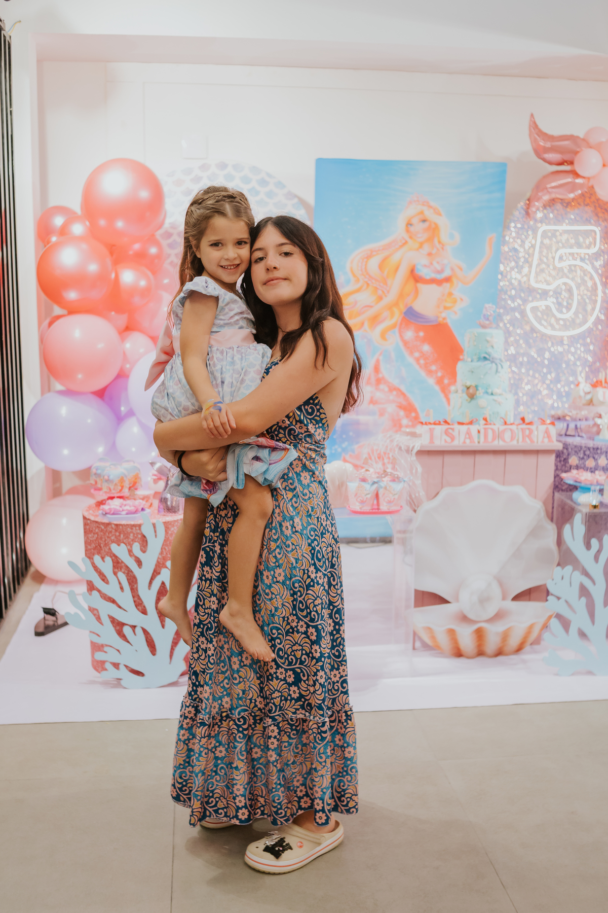 fotografia festa infantil 5 anos Isadora casa de festas loft 421 Río de Janeiro Tijuca fotografa familia tema sereia 