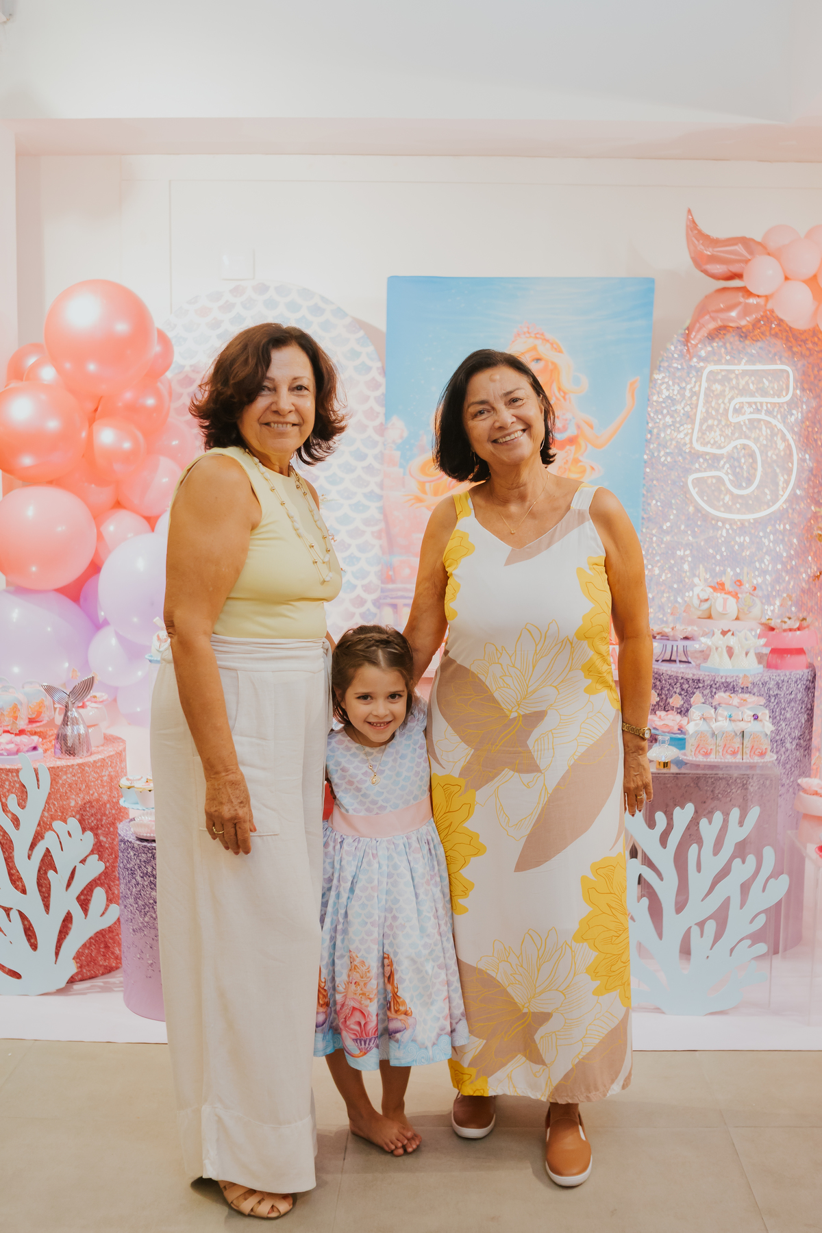 fotografia festa infantil 5 anos Isadora casa de festas loft 421 Río de Janeiro Tijuca fotografa familia tema sereia 