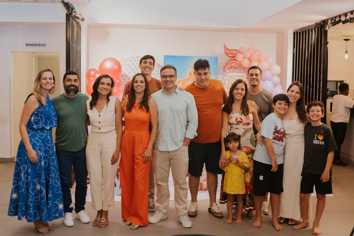 fotografia festa infantil 5 anos Isadora casa de festas loft 421 Río de Janeiro Tijuca fotografa familia tema sereia 