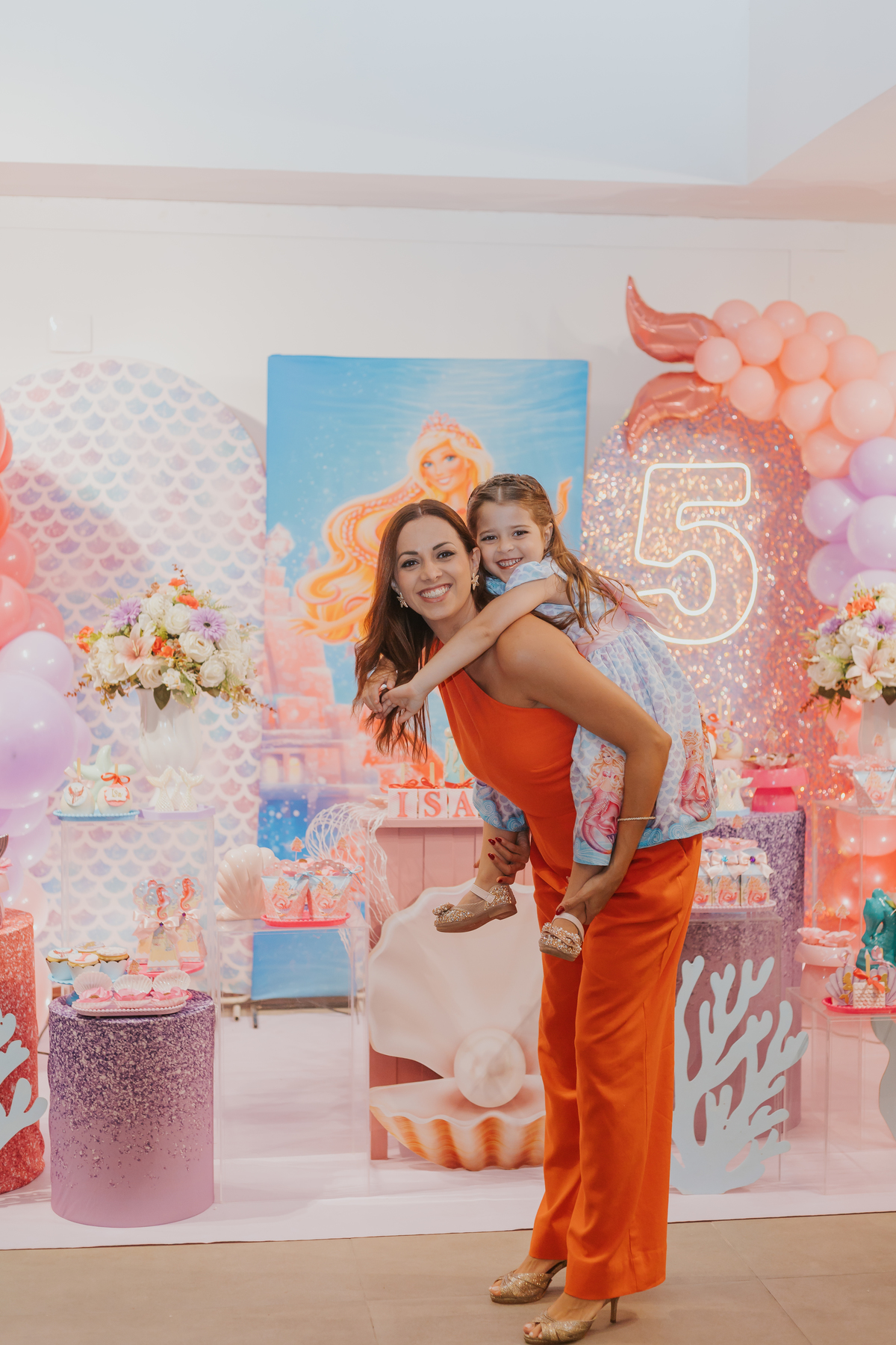 fotografia festa infantil 5 anos Isadora casa de festas loft 421 Río de Janeiro Tijuca fotografa familia tema sereia 