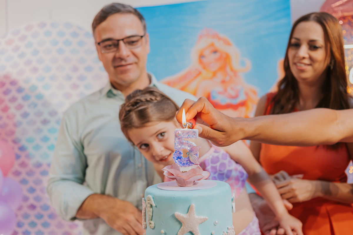 fotografia festa infantil 5 anos Isadora casa de festas loft 421 Río de Janeiro Tijuca fotografa familia tema sereia 