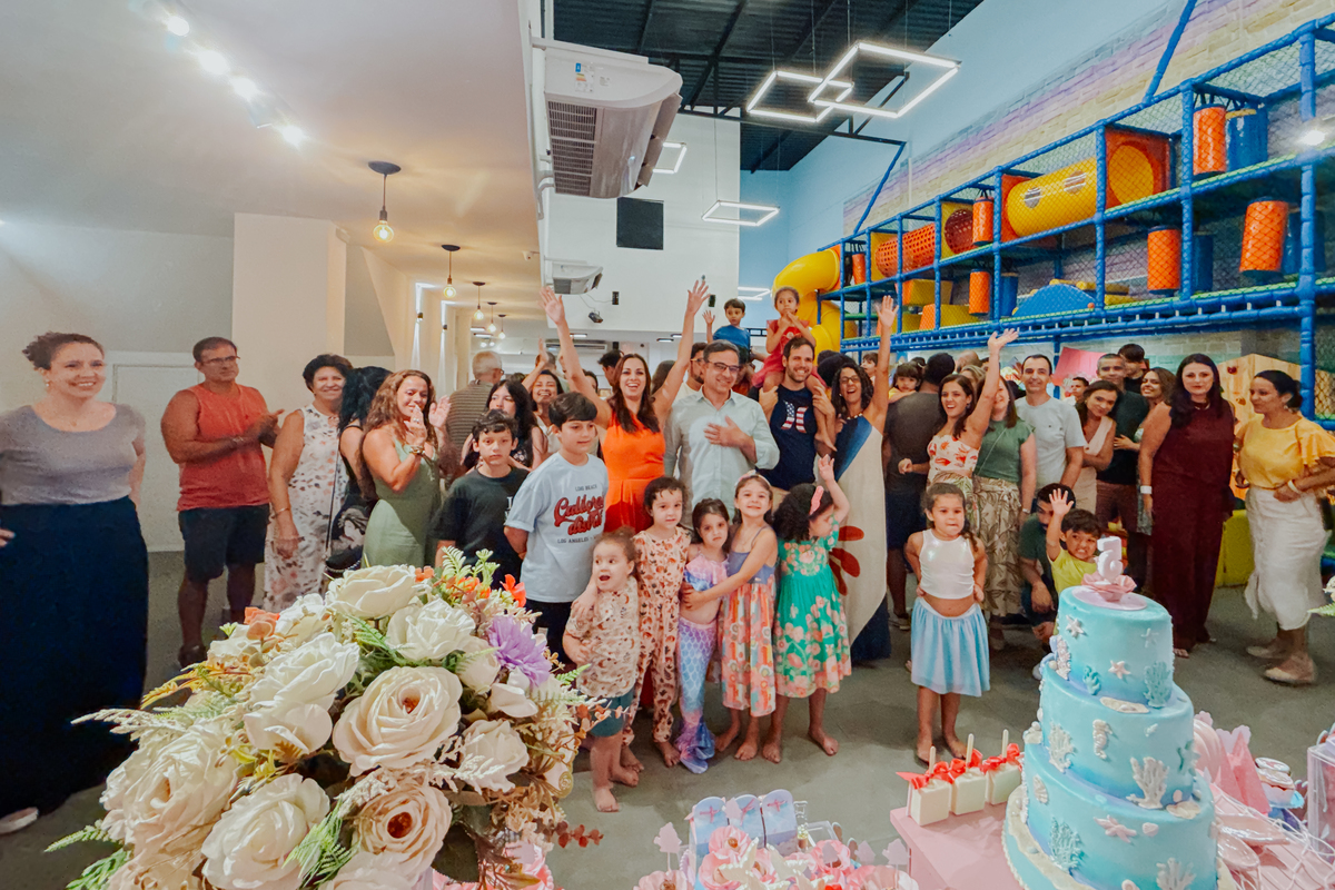 fotografia festa infantil 5 anos Isadora casa de festas loft 421 Río de Janeiro Tijuca fotografa familia tema sereia 