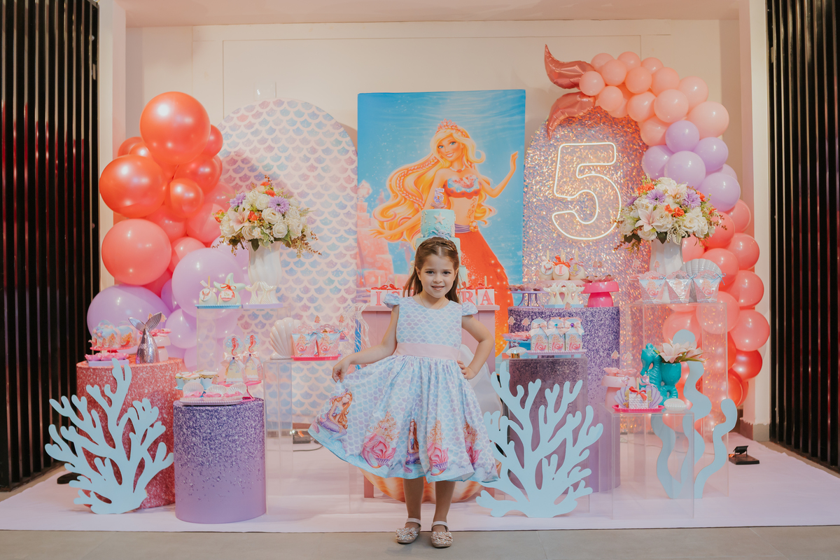 fotografia festa infantil 5 anos Isadora casa de festas loft 421 Río de Janeiro Tijuca fotografa familia tema sereia 