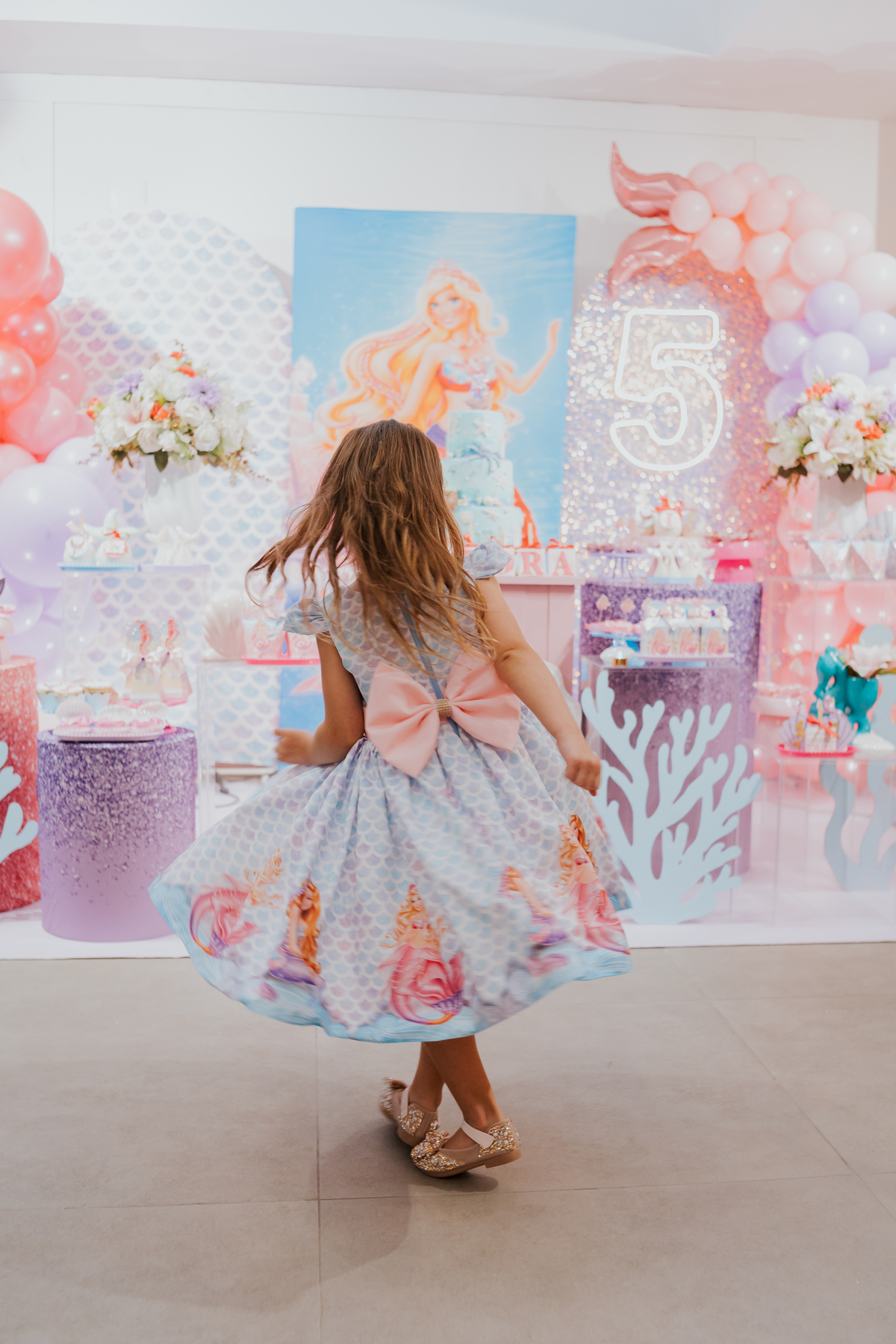 fotografia festa infantil 5 anos Isadora casa de festas loft 421 Río de Janeiro Tijuca fotografa familia tema sereia 