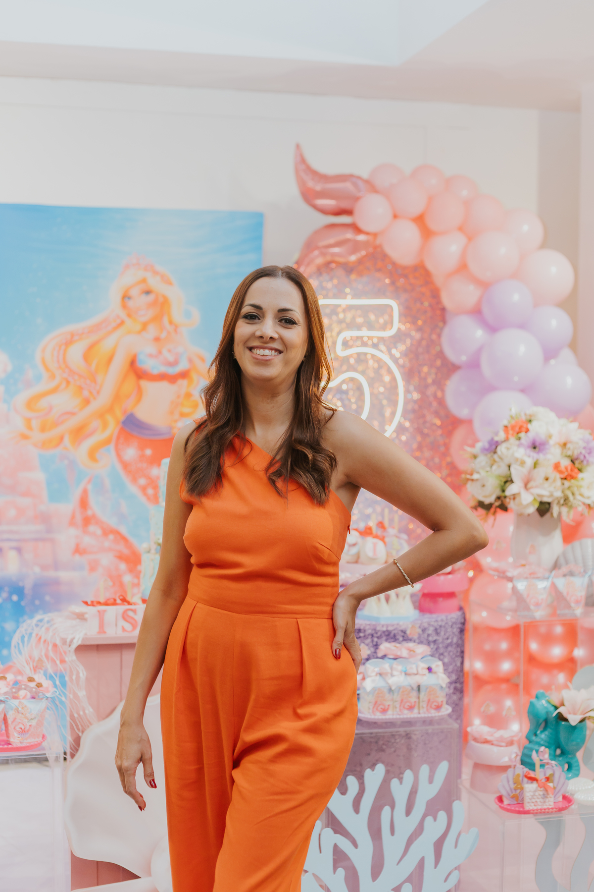 fotografia festa infantil 5 anos Isadora casa de festas loft 421 Río de Janeiro Tijuca fotografa familia tema sereia 