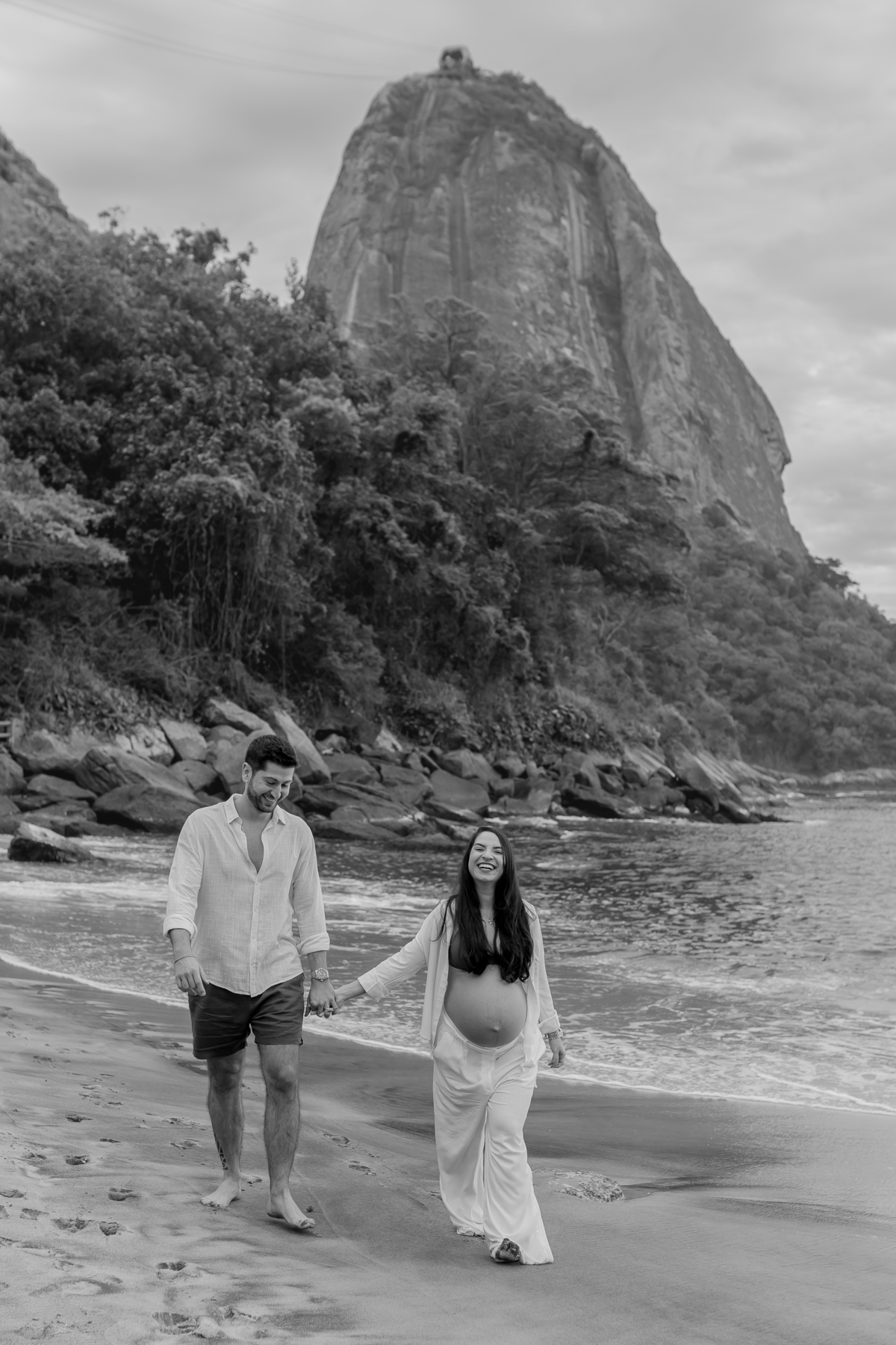 fotografa bruna Guerson fotografia ensaio gestante gravida a espera da Giovana praia vermelha urca rio de janeiro rj ao ar livre 