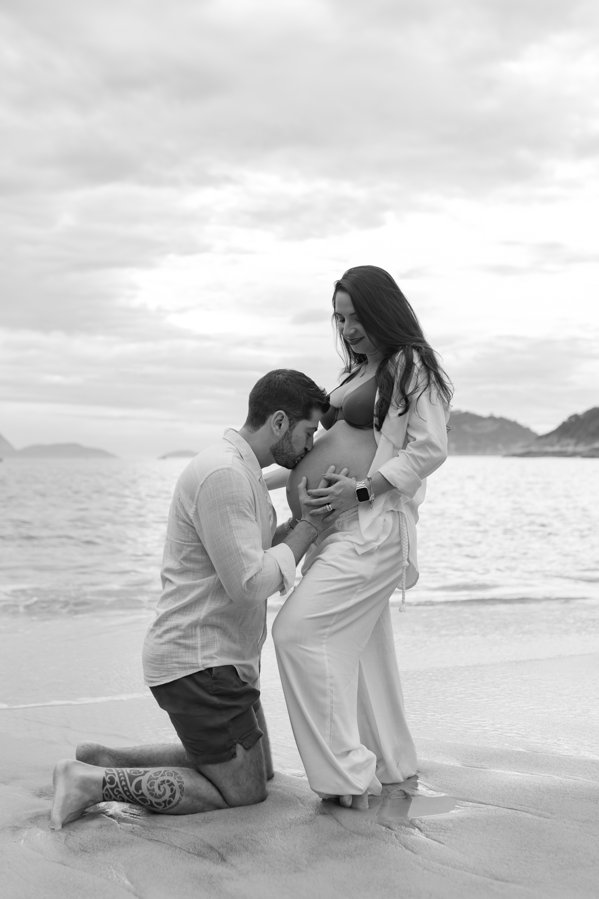fotografa bruna Guerson fotografia ensaio gestante gravida a espera da Giovana praia vermelha urca rio de janeiro rj ao ar livre 