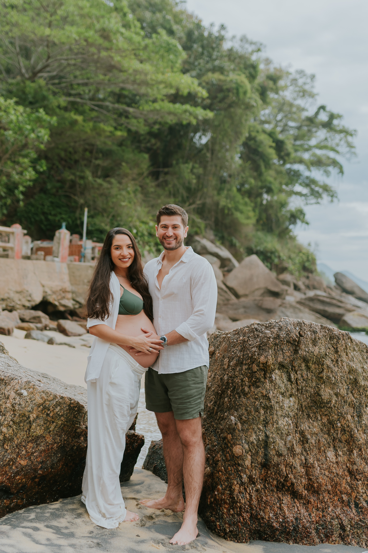 fotografa bruna Guerson fotografia ensaio gestante gravida a espera da Giovana praia vermelha urca rio de janeiro rj ao ar livre 