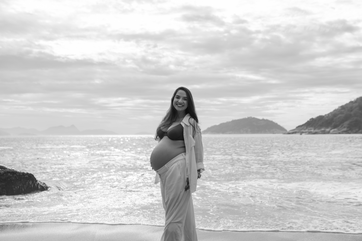 fotografa bruna Guerson fotografia ensaio gestante gravida a espera da Giovana praia vermelha urca rio de janeiro rj ao ar livre 